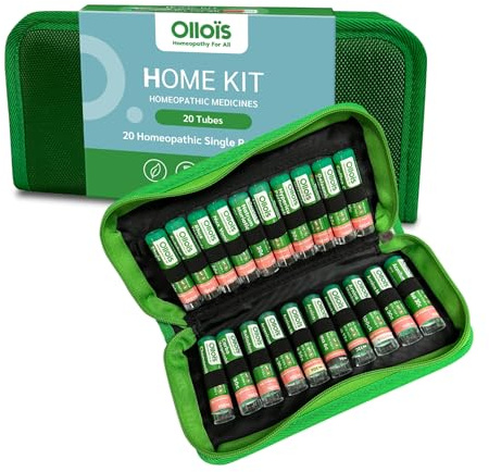 OLLOIS Homeopathy 20-Remedy Starter Kit (Organic & Lactose-Free