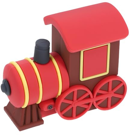 CIYODO Cute Cartoon Train Cake Topper Birthday Party Decoration Miniature Train Cake Decoration for Kids Cakes and Themed Events Easy to Use 3.1 Inch