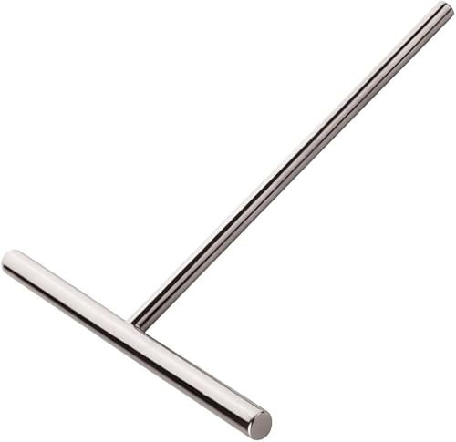 Smooth T Shape Stainless Steel Crepe Maker | 20 cm Long Handle for Dough And Pancake Distributor | 18x20 cm (2)
