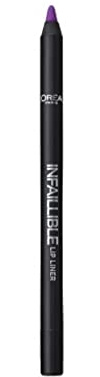 L'Oréal Paris Make Up Designer Infaillible Lip Liner Crayon Contour des Lèvres 207 Violet