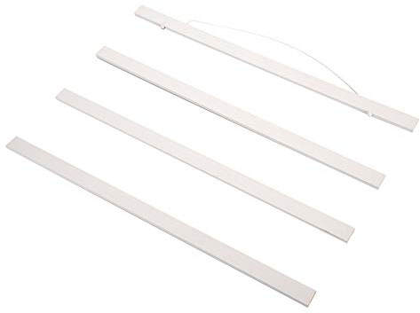 Marcos para carteles con imágenes de madera, Marco magnético para fotos Marco DIY Marco de madera natural Colgador para carteles de pared (50cm)