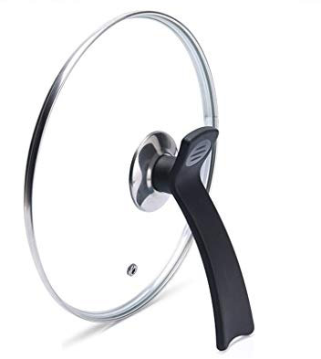 Lock,Glaslock, Grytlock,Pannlock i härdat glas Pannlock Stekpanna Ångkokarlock Hushållstransparent Pannlock Universal Ersättningsgrytlock