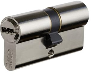 Vachette Cylindre Velix 30x40 Double Entrée - Finition Nickelée - Résistance Bumping, Perçage et Crochetage - Fonction Synkro - 5 Clés Réversibles et Carte de Propriété - Garantie 2 Ans