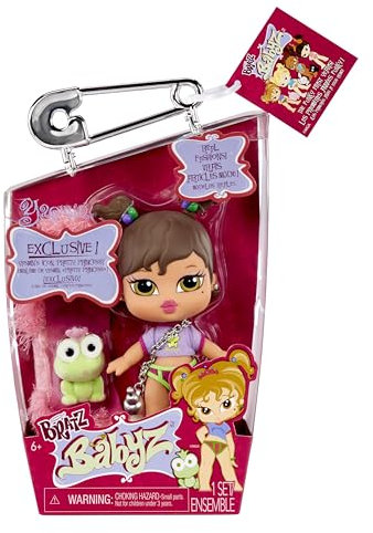 Bratz Babyz Sammlerpuppe - Yasmin - mit Echter Mode und Haustier - Kinderspielzeug - Ideal ab 6 Jahren, Berry