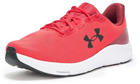 Under Armour Herren UA Charged Pursuit 4 Laufschuhe, Red/Cardinal/Black, 45.5 EU