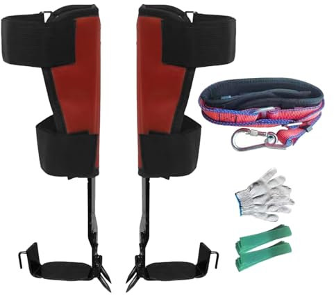 Baumkletterschuhe | Verstellbare Kletterausrüstung | Baumspikes Klettern | rutschfeste Kletterschuhe, Starke Tragfähigkeit, Kletterausrüstung Anti-Rutsch-, Outdoor-Kletterschuhe, Sicherheitsgurt