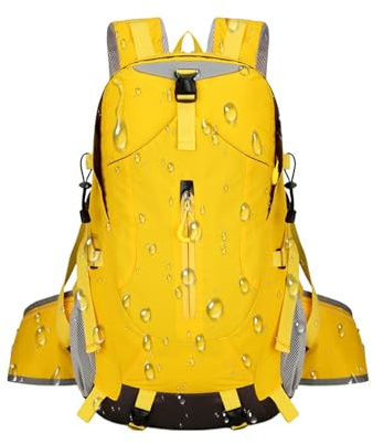 Zaino da trekking – 30 L leggero e impermeabile, zaino da viaggio ergonomico con scomparto per laptop, porta bottiglia d'acqua, per escursioni all'aperto, caccia, ciclismo, escursioni