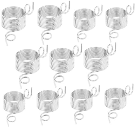 Mipcase 12pezzi Guida per Filo Anelli in Acciaio Inossidabile per Uncinetto Anelli Regolabili per Filo per Dita all Uncinetto Strumenti per Cucire per Lavorare Maglia Ornamento per Dita