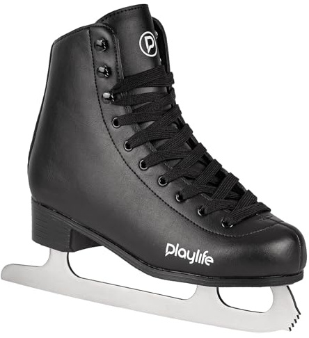Playlife Pattini da ghiaccio Classic Black, per uomo e donna, colore nero, art. n.: 902261