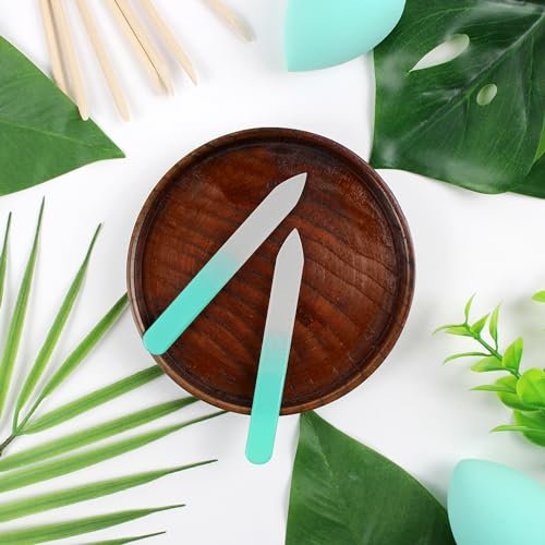 Feel Natural - Lima de uñas de cristal de alta calidad, pulido para manicura suave e higiénica, limado preciso, diseño ergonómico y duradero, para todo tipo de uñas