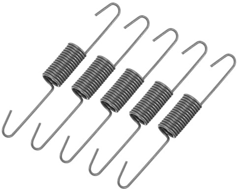 sourcing map 30Pcs Recliner Tension Spring, 4 Inch Metal Dual Hook Replacement Sofa Mechanism Tension Springs - Long Hook