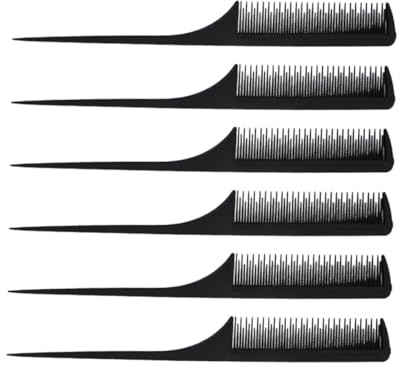 MUSISALY 6pezzi Pettine Antistatico Per Parrucchieri Pettine Massaggiante Skin-friendly Strumento Per Cotonare e Styling e Hotel
