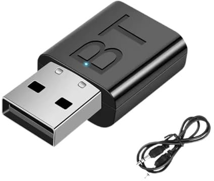 Ricevitore USB Bluetooth Trasmettitore Auto Bluetooth 5.0 Adattatore Audio TV Convertitore Computer 2-in-1 Bluetooth E Play