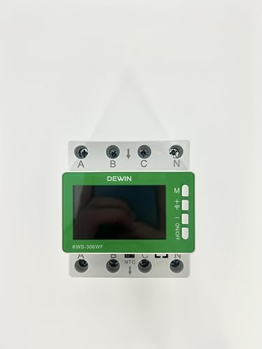 Wattive Stromzähler 3 Phasen, 9 in 1 Wlan Tuya Smart Meter Digitaler Stromzähler Hutschiene Drehstromzähler AC 85-290V 0-80A Wechselstromzähler KWh Zähler Amperemeter