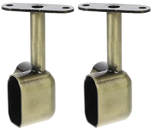 TOYANDONA 2pezzi Supporto per Asta Armadio Angolare Gradi Staffe per Armadio Supporto per Asta per Leva Presa