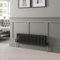 DuraTherm® 300 x 1010mm Anthracite Grey Traditional Horizontal Designer Radiator Double Column Colosseum Cast Iron Style Central Heating Panel Radiators Rad