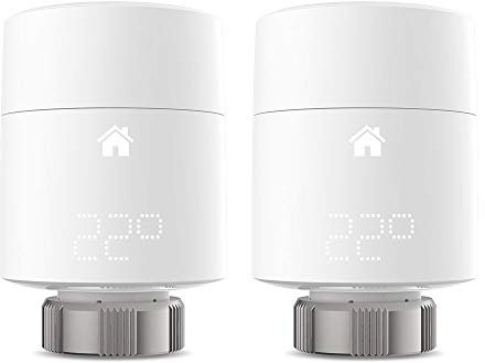 tado° Smart Radiator Thermostat (Vertical Mounting) - Duo Pack, Add-Ons For Multi-Room Control, Intelligent Heating Control, Easy DIY Installation