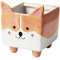 UPKOCH Keramik Sukkulenten Pflanzgefäße Corgi Hundeform Kaktus Töpfe Behälter Kleine Pflanze Blumentopf Home Tischdekoration