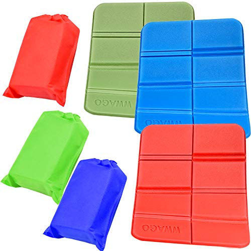 3 Pcs Plegable Almohadilla Cojines Asiento de EVA Espuma, Estera portátil Cojín Al Aire Libre XPE Impermeable para Parque Almohadilla Que Acampa