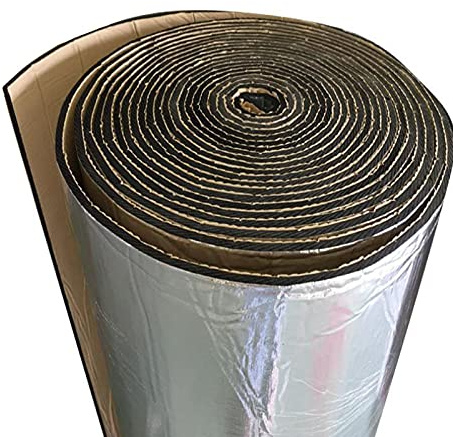 ZESLIV självhäftande Alubutyl ljudisoleringsmatta 50x300cm(7mm) husbil ljuddämpande matta isoleringsmatta för bil