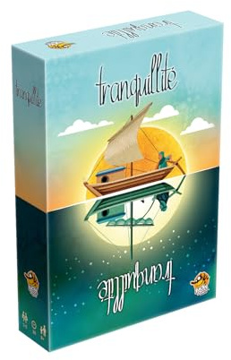 LUCKY DUCK GAMES | TRANQUILLITÉ | Jeu de Cartes Coopératif pour Enfants dès 8 Ans | Construction Île Paradisiaque en Silence | Jeu de Société Familial | 1 à 5 Joueurs |15 à 20 Min | en Français