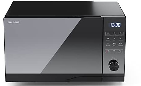 Four micro ondes combiné 25 litres noir, commandes entierement numérique sans plateau tournantYC-GC52FEB