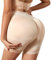 Damen Butt Lifter dicker gepolsterter Po Panties Spitze Shapewear Hüftverstärker Fake Po Unterwäsche, Beige-Spitze, gepolstert, M