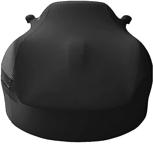 Auto Abdeckung für Porsche 911 Cabrio (992) 2019 2020 2021 2022 2023, Atmungsaktiv Samtweich Fit Stretch-Design, Auto-Show Winddicht Staubdichtes Autoplane,1 Black