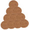 DOITOOL 10pcs Pet Litter Where Breathable Pigeon Nest Pads Bird Nesting Pads Premium Pet Mats Bird Nest Supplies Pigeon Eggs Mats Homing Pigeon 15c Coconut Palm Silk Flowerpot