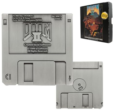 FaNaTtik Doom II - Floppy Disk in metallo, edizione limitata