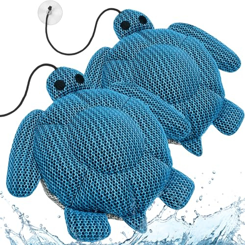Assorbitore di Schiuma per Vasca Idromassaggio, 2 Pezzi Riutilizzabile Tartaruga Spugna Assorbente Olio per Spa, Piscine, Accessori per la pulizia delle per adulti - Mantiene l'Acqua Pulita