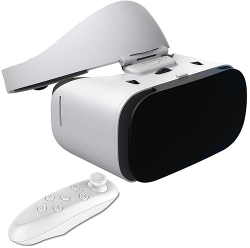 Gafas De Realidad Virtual con Diadema Elástica Ajustable, Casco Universal 3D VR For Niños Y Adultos, Gafas HD For Películas, Juegos Y Teléfonos, For Pantallas De 4,7 A 7,1 Pulgadas.(Y1 A)