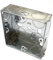 Single 1 Gang 25mm Metal Pattress Electrical Wall Back Box Socket Switch