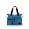 Nicole & Doris Canvas Handtasche Schultertasche Vintage Henkeltasche Casual Tote Bag Große Kapazität Umhängetasche aus Segeltuch Shopper Tasche Blau