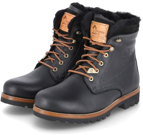 Panama Jack Herren Stiefel mit Warmfutter in schwarz - Gr. 42