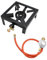 BESPORTBLE 1Set Cast Iron Burner Outdoor Gas Stove for Camping Portable Cooking Equipment with Stable Pressure Valve for Outdoor Cooking and Boiling