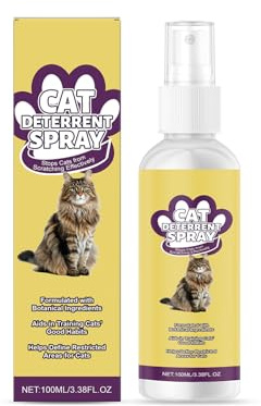 Mnozreo Spray repellente per gatti, 100 ml, 1 pezzo, per proteggere divano e mobili, ideale per uso interno ed esterno, con gatti e gattini