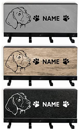 Tierisch-tolle Geschenke Leinengarderobe für Hunde | Beagle | Hundegarderobe | Leinenhalter | Personalisiert