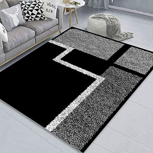 ZIVER Knüpfteppich zum Selber KnüPfen Große Knüpfset Teppich Erwachsene,Latch Hook Kit Bastelset Zum Selber Knüpfen Teppich Home Dekor/Geschenk.