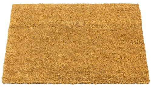Ark Mat Doormat Heavy Duty Natural Coir Indoor/Outdoor Non Slip Dirt Trap Entrance Matting (100cm x 50cm)