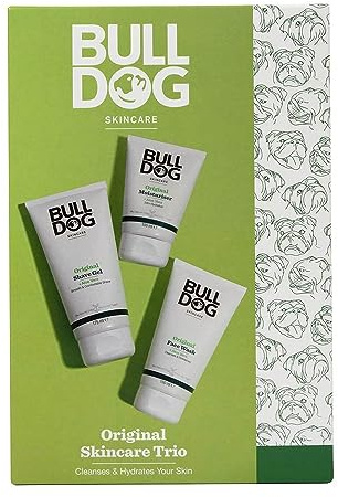 BULLDOG SKINCARE - Original Skincare Trio Gift Set for Men | All Day Hydration Kit
