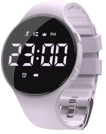 findtime Fitness Watch Pedometer for Calories, Distance, Step Counter - No App, No Bluetooth - Digital Sports Watch with Alarm/Stopwatch - Silicone Strap