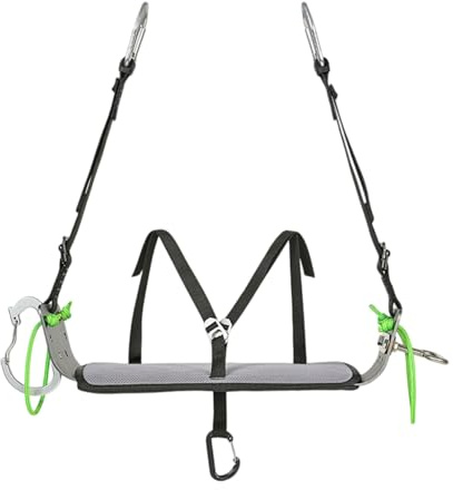 Harnais d'escalade pour homme, selle d'arbre confortable, accessoires d'alpinisme pour le camping, le service de monteur de lignes, les utilisateurs à domicile, les échafaudages