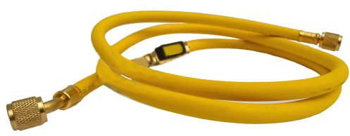 Flessibile frusta con annesso rubinetto 5/16 sae - colore giallo