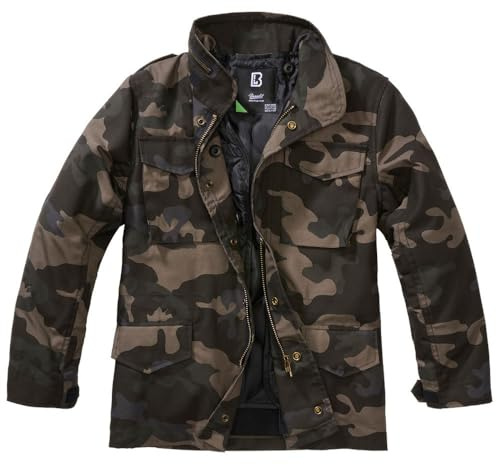 Brandit Kids M65 Classic Jacket, Color: darkcamo, Size: 146/152