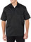 Amazon Essentials Men's Short-Sleeve Stain and Wrinkle-Resistant Work Shirt, Black, XL
