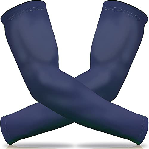 beister Manchettes de Bras pour Homme & Femme, Sun Anti-UV Protection UPF 50+ Manchons de Refroidissement Antidérapants, Manchette Sport Compression pour Cyclisme, Basket-ball, Running, Football.