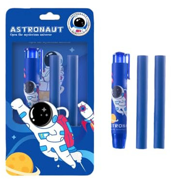 Kreativ tecknad pressuddgummi, rengör utan att lämna märken, läppstift suddgummi-astronaut