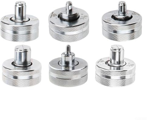 Rackumic Cabezal expansor de tubo de metal para tubos de cobre con expansión hidráulica y portabrocas desmontable para profesionales de HVAC en especificaciones opcionales de 1/4 a 7/8 pulgadas (1/2