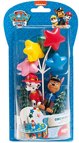 Dekora - Kit de Decoracion de Tartas con Figuras Decorativas de la Patrulla Canina